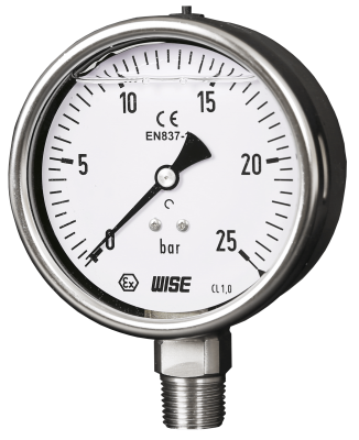 Pressure gauge, P2586A3EDH14330, Wise Control Vietnam