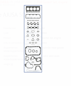 50109500 AJUSA Vietnam